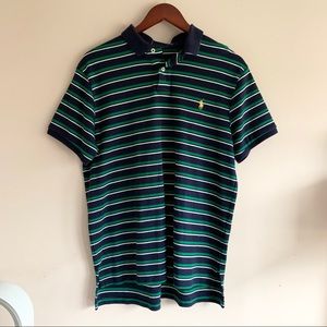 Vintage Retro 90’s Polo W/ Stripes